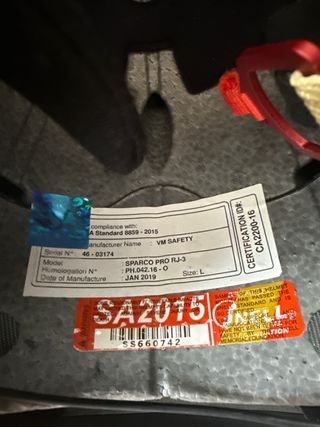 Casco Sparco Rally - Blanco