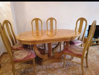 Mesa y 6 sillas
