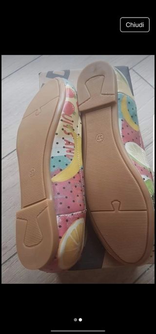 Ballerine Dogo 37 Frutta Colorate