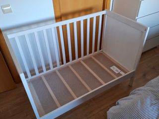 Cuna Ikea Sundvik blanca 60x120