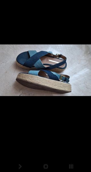Sandalias Suite Blanco azules