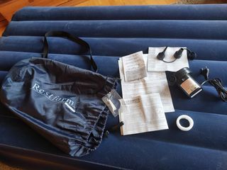 CAMA RESTFORM +TODOS LOS ACCESORIOS+BOMBA HINCHADO