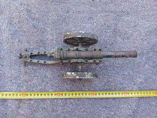 Maqueta Cañón juguete metal