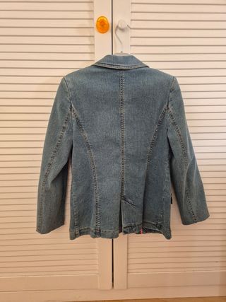 Americana vaquera azul