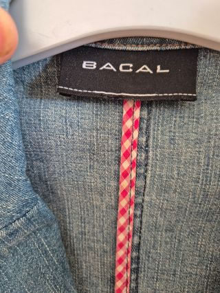 Americana vaquera azul