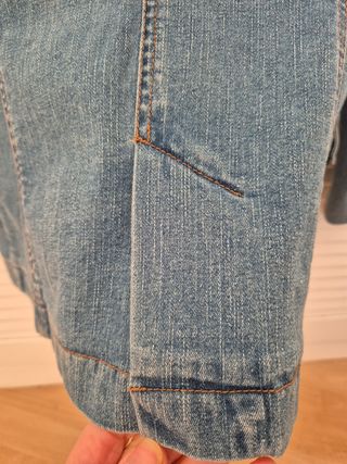 Americana vaquera azul