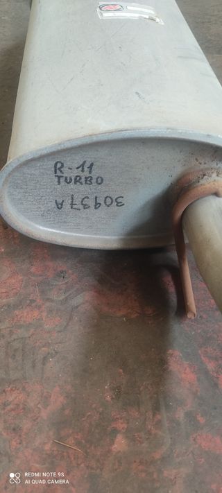 Silencioso escape Renault 11 Turbo,NUEVO