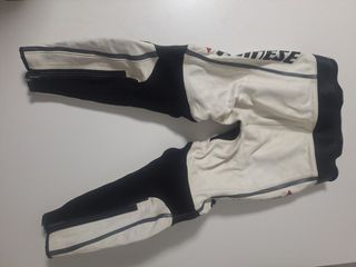 Mono piel Dainese blanco-negro