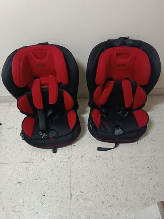 Silla coche bebé BQS roja
