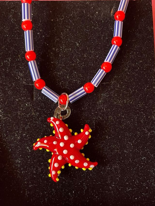 Colgante Estrella Mar Roja