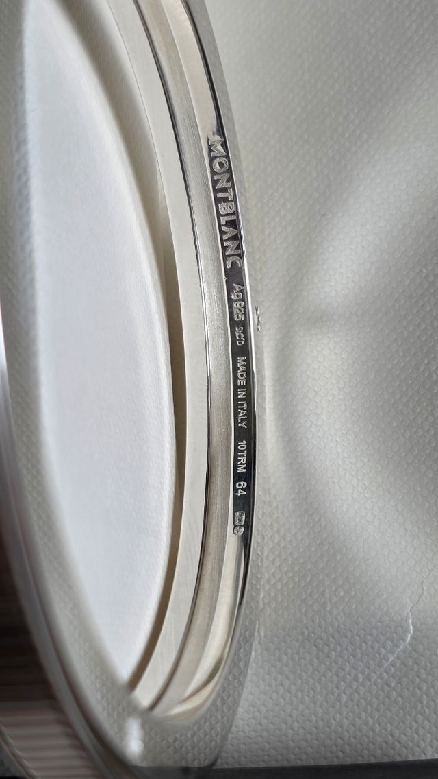 Pulsera Montblanc Plata LosAmantes nueva