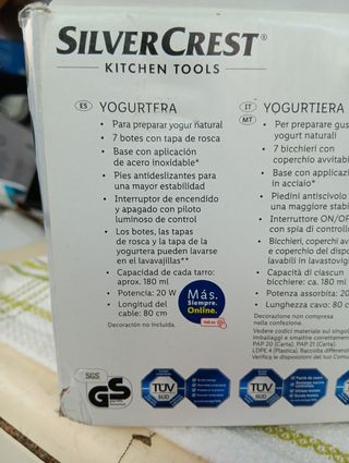 Iogurteira Silvercrest - Nova