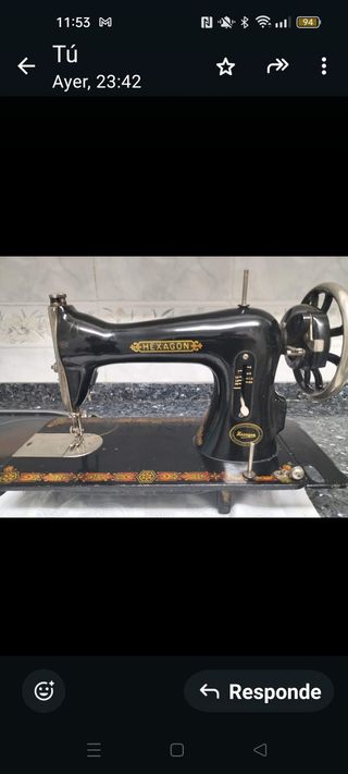 Maquina coser antigua