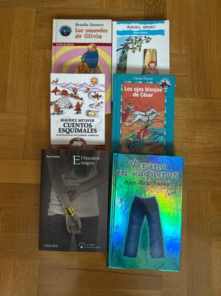 Lote 6 libros lectura juvenil