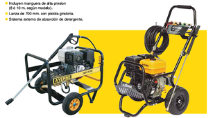 Hidrolimpiadora de gasolina