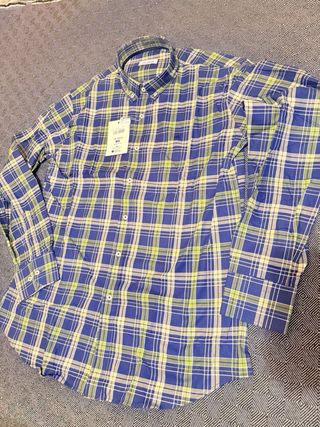 Camisa La Jaca cuadros azul - Talla L