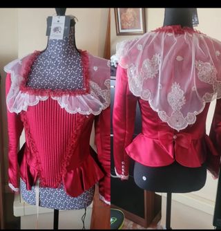Corpiño rojo fallera - Talla única
