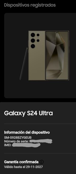 Samsung Galaxy S24 Ultra Dorado