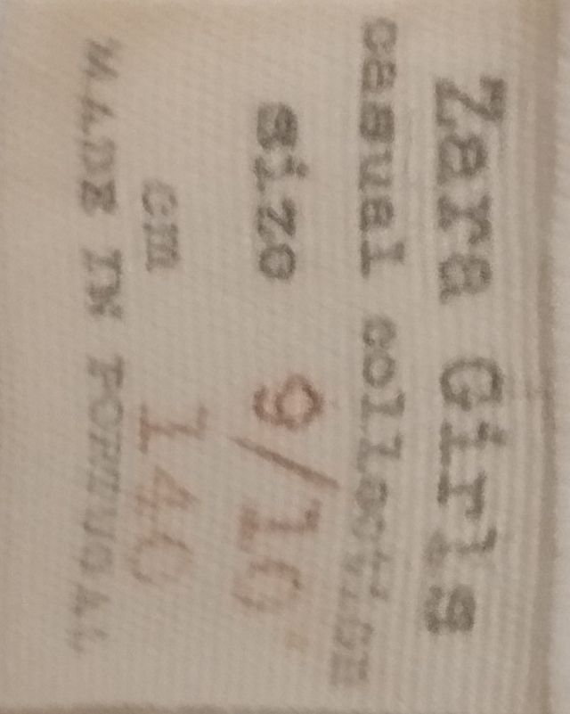 Camiseta Zara girls talla 9-10