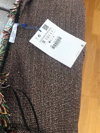 Chaqueta tweed multicolor