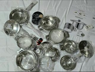 Batteria pentole Acciaio Inox 25 PCS