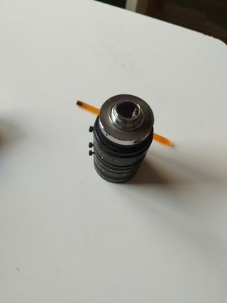 Zoom objetivo pentax y canon con tarjeta