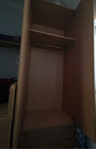 Cama nido juvenil con armario