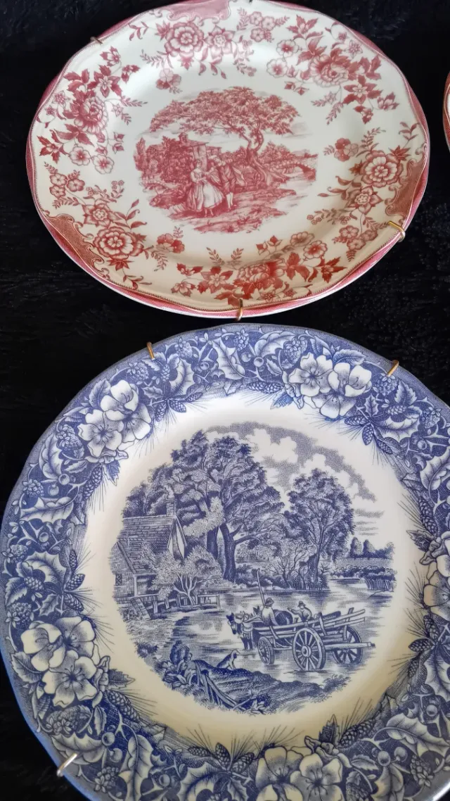 4 PLATOS QUADRIFLOGIO VINTAGE