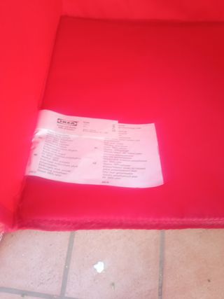Organizador zapatero tela rojo