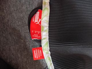 Sudadera negra hombre puma cremallera