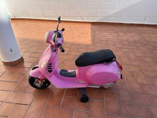 Bicicleta niña BTWIN 16" rosa
y moto de bateria