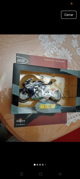 Moto Honda RC212V - Toni Elías 2007 Altaya 1:12
