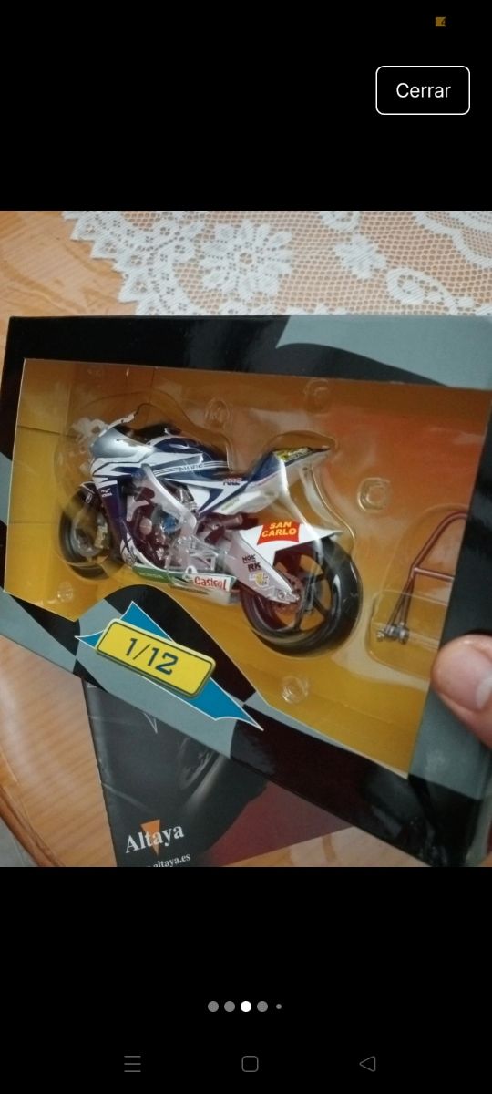 Moto Honda RC212V - Toni Elías 2007 Altaya 1:12