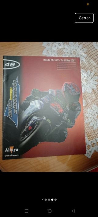 Moto Honda RC212V - Toni Elías 2007 Altaya 1:12