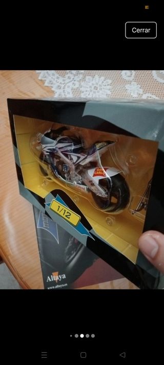 Moto Honda RC212V - Toni Elías 2007 Altaya 1:12