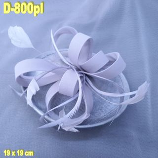 Tocado Fiesta Flores en Plateado