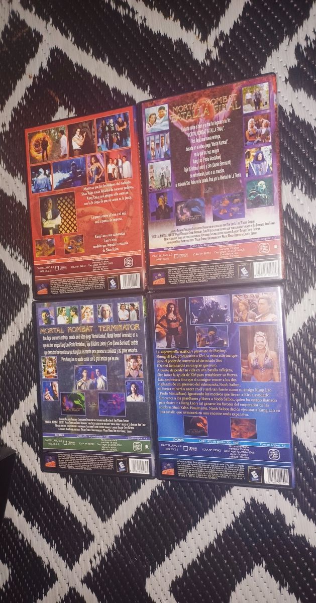 COLECCION MORTAL KOMBAT PACK DESCATALOGADO DVD