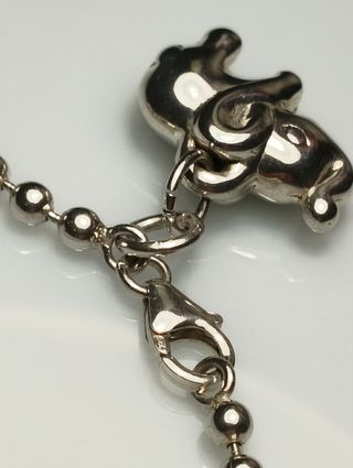 Pulsera plata elefante 925