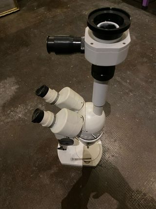 Microescopio profesional para fotos