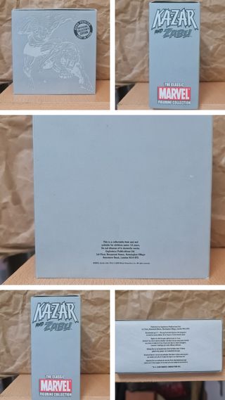 Figuras Marvel plomo Eaglemoss - Kazar y Zabu