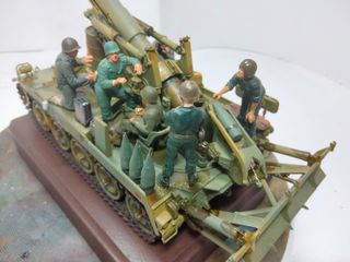 Maqueta de rotura cañón autopropulsado