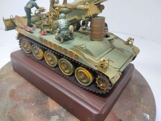 Maqueta de rotura cañón autopropulsado