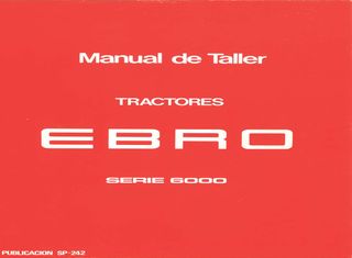 MANUAL DE TALLER TRACTOR EBRO 6000