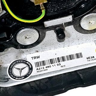 Volante Mercedes madera y piel negro