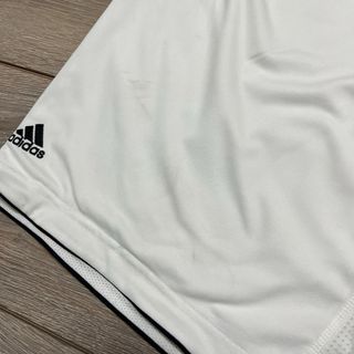 Adidas white Shorts Embroidered Logo