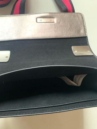 Bolso bandolera Zara plata