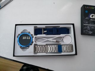 Smartwatch LAXASFT GT6 Ultimate Azul/Plata