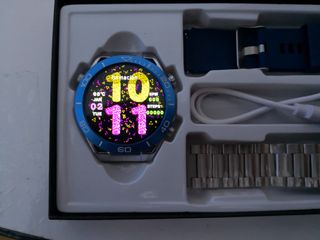 Smartwatch LAXASFT GT6 Ultimate Azul/Plata