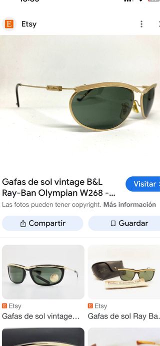 Gafas de sol Ray Ban vintage a estrenar