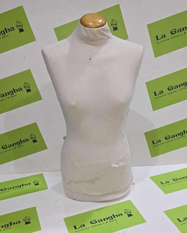Busto señora. Maniquí medio cuerpo costura. 